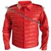 MJ RED Man In Mirror Jacket - Real Leather - (All Sizes!)