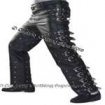 Michael Jackson 100% REAL LEATHER - Bad Tour Buckle Trousers