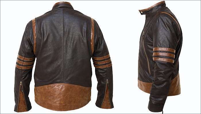 X-MEN Wolverine Origins Logan Biker Leather Jacket (All Sizes!) X Men ...