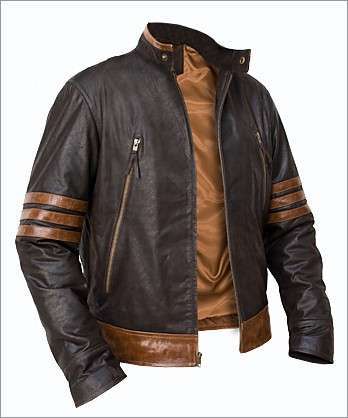 X-MEN Wolverine Origins Logan Biker Leather Jacket (All Sizes!) X Men ...